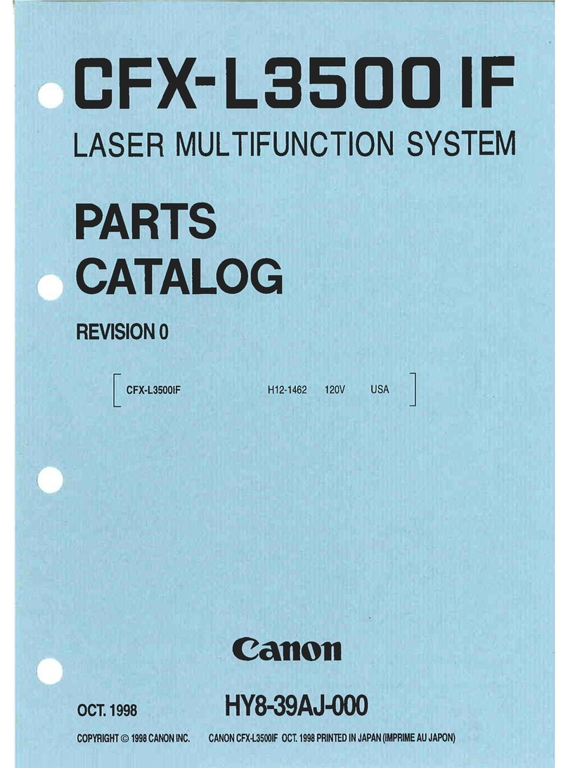 Canon CFX-L3500 IF parts list