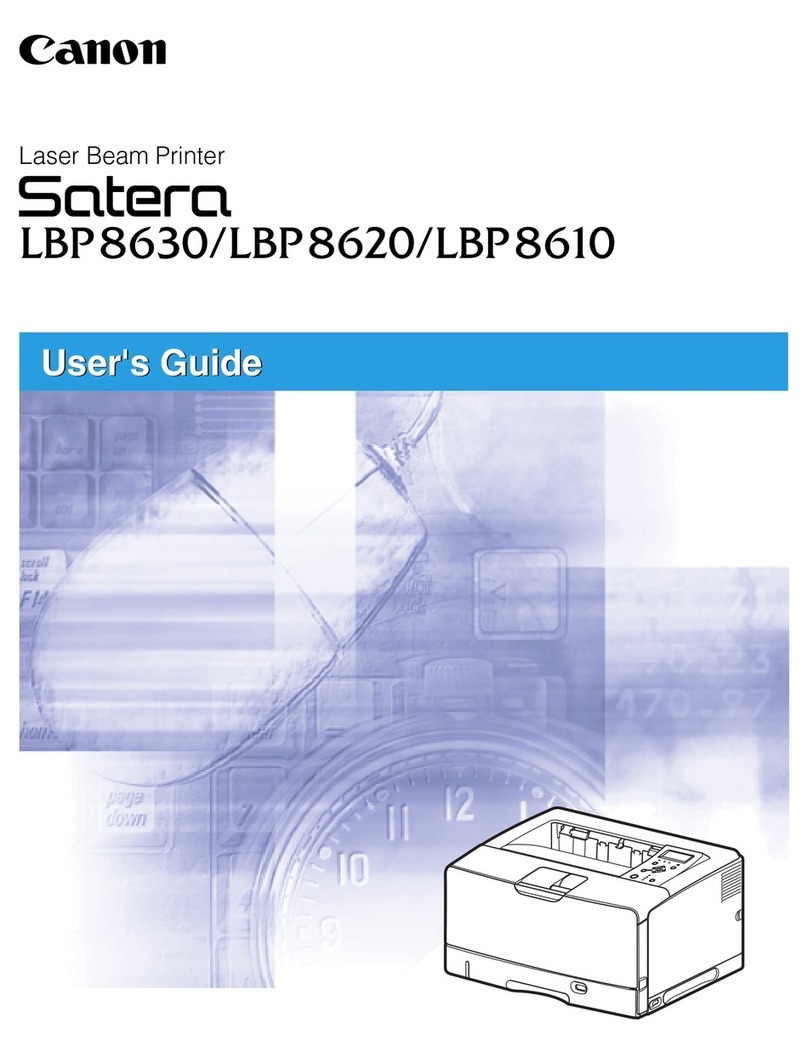 Canon Satera LBP8610 User manual