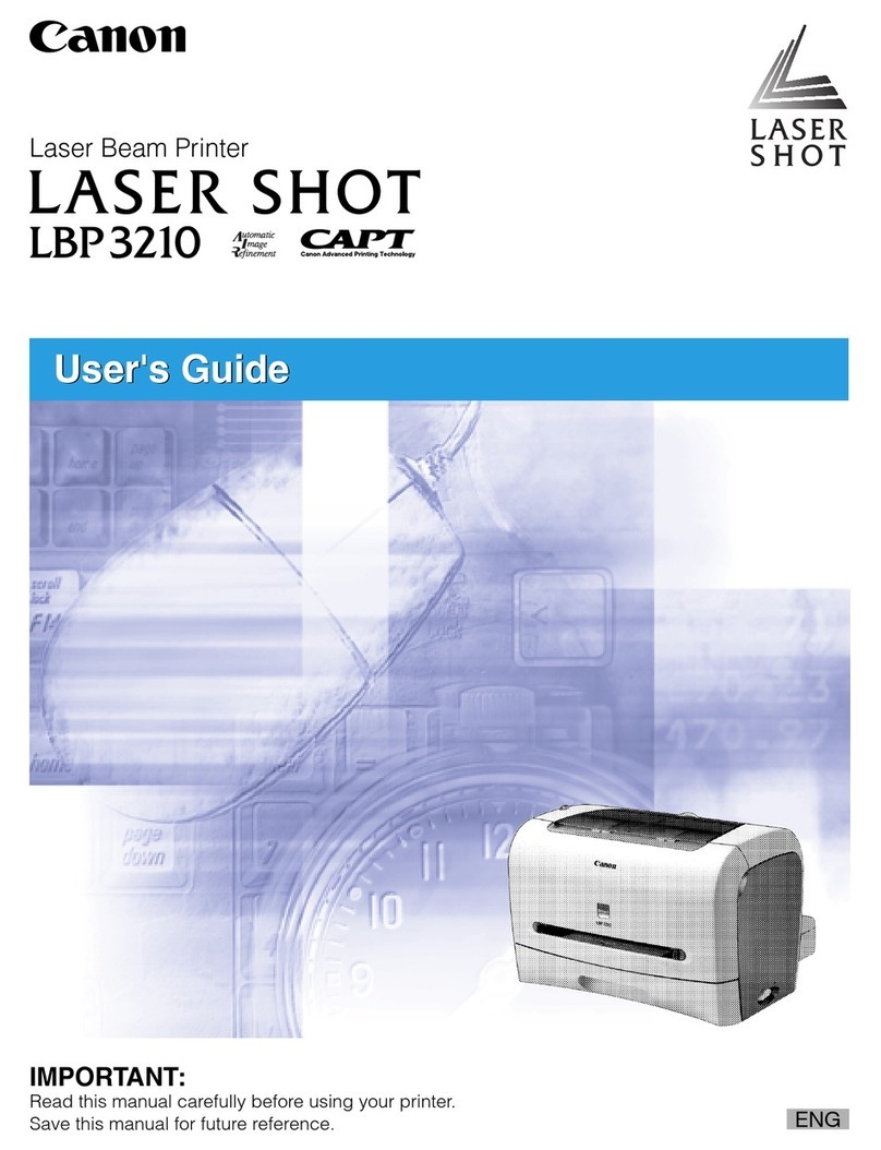Canon LASER SHOT LBP3210 User manual