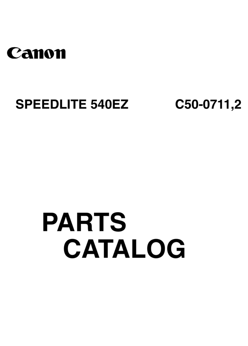 Canon 540EZ - Speedlite - Hot-shoe clip-on Flash Instruction Manual