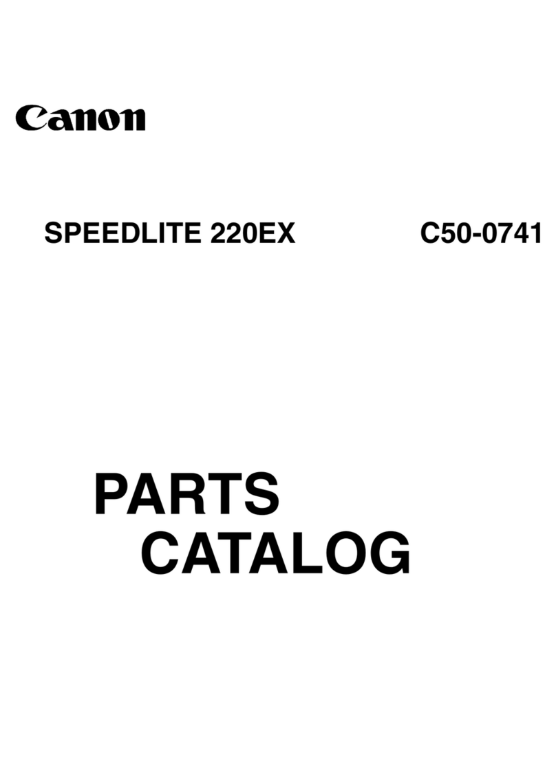 Canon 220EX - Speedlite - Hot-shoe clip-on Flash Instruction Manual