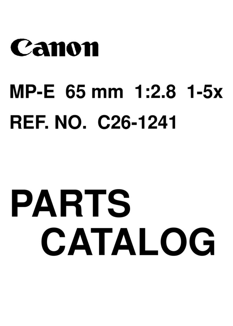 Canon MP-E 65 mm 1:2.8 1-5x parts catalog