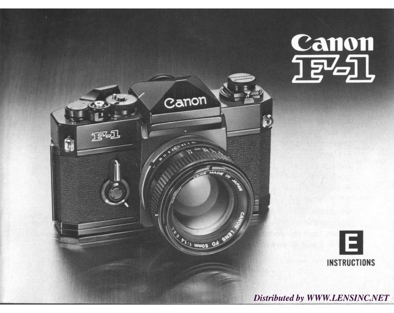 Canon F-1 User manual