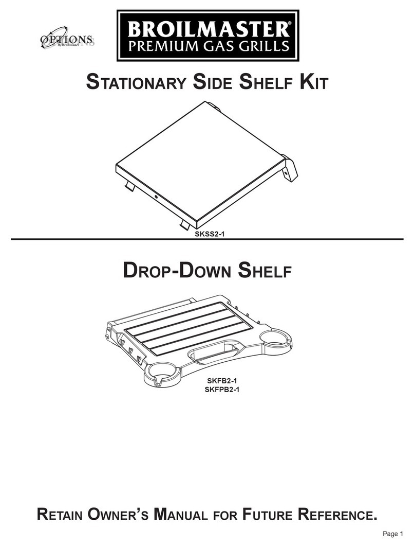 Broil King SKFB2-1 owner's manual