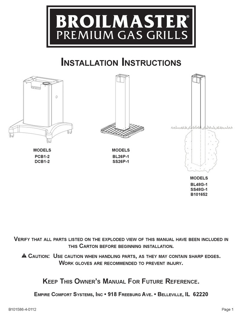Broil King PCB1-2 installation instructions