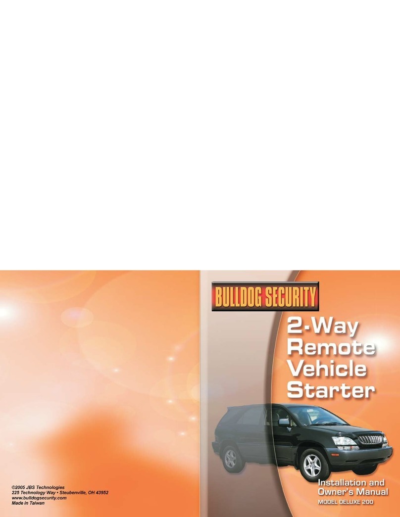 Bulldog Security DELUXE 200 Installation instructions Bulldog Security DELUXE 200 Installation instructions