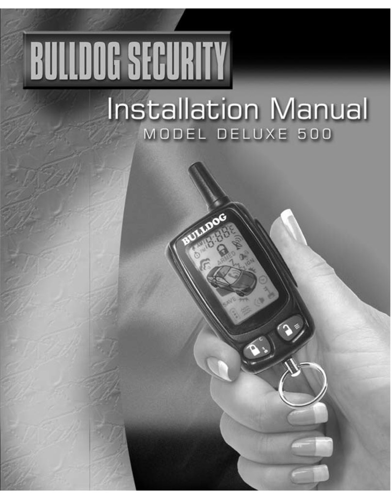 Bulldog Security DELUXE 500 installation manual Bulldog Security DELUXE 500 installation manual