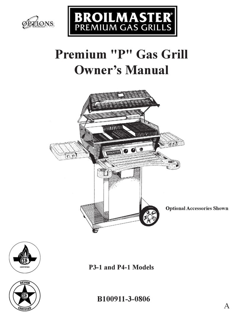 Broil King Premium P3-1 owner's manual