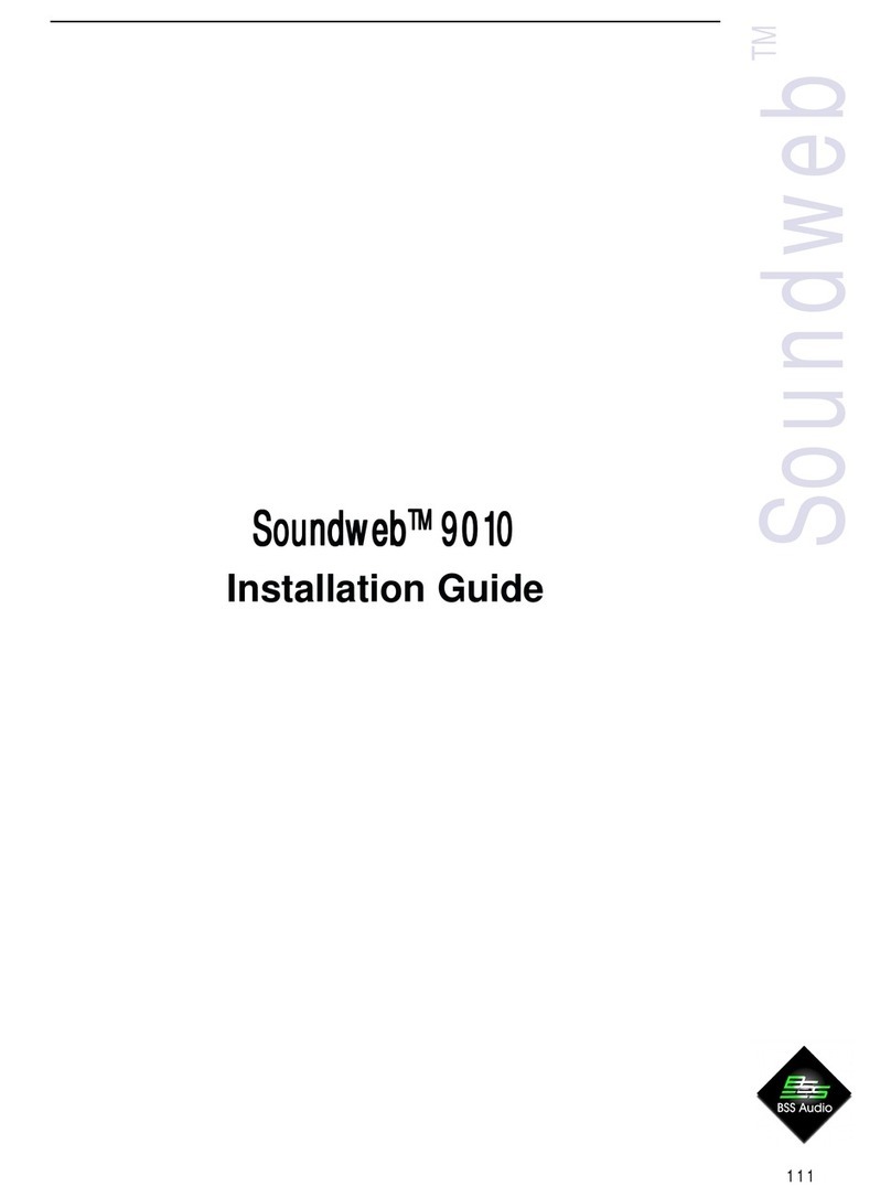 BSS Audio Soundweb 9010 installation guide