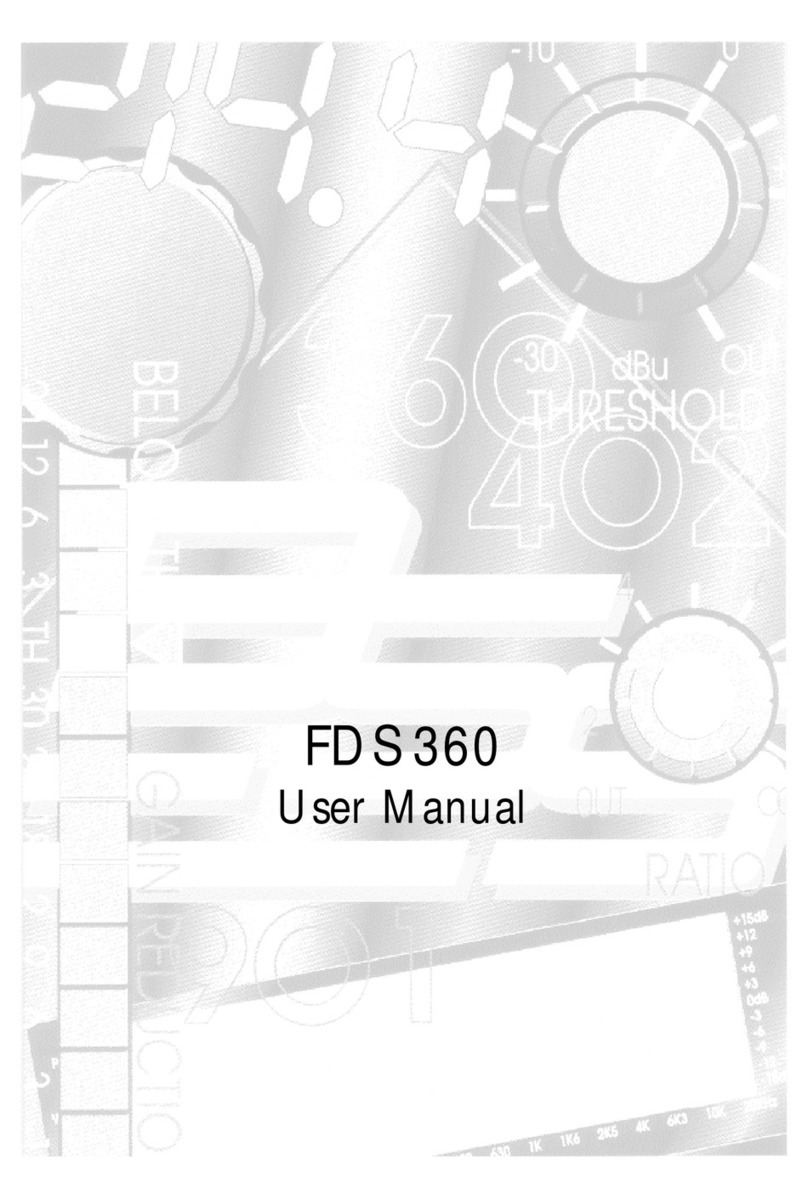 BSS Audio FDS 360 user manual