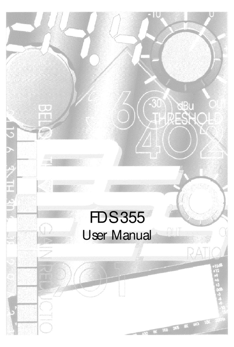 BSS Audio FDS 355 User manual