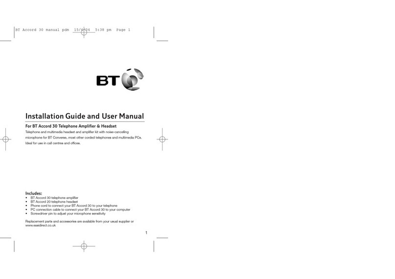 BT Accord 30 Installation & user manual