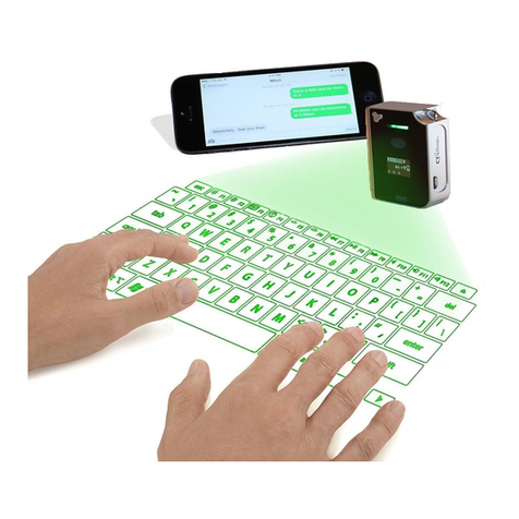 Brookstone Virtual Keyboard User manual