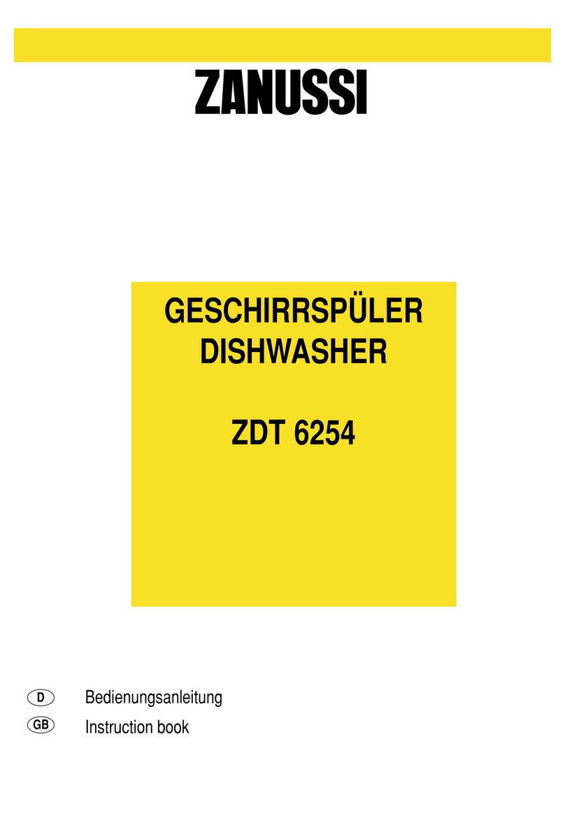 Zanussi ZDT6254 Instruction book