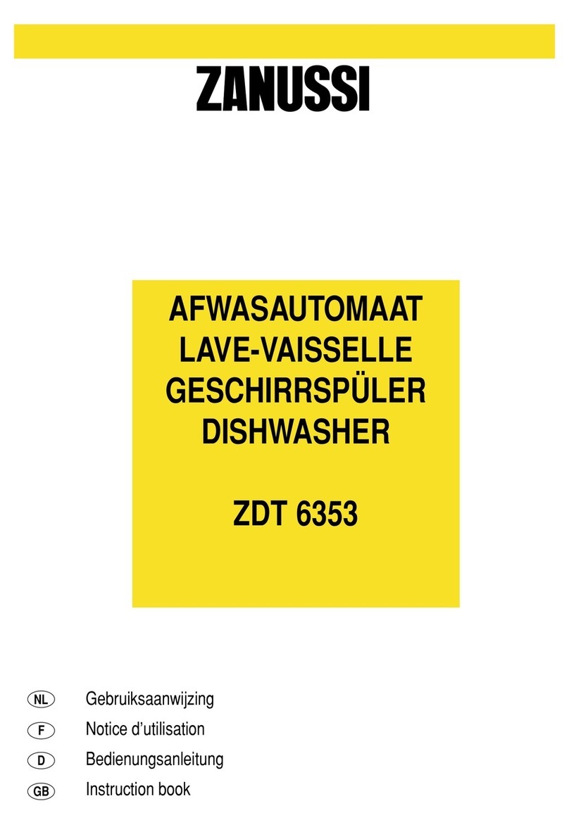 Zanussi ZDT6353 Instruction book