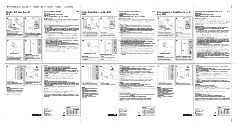 Byron SX-5i Installation and operation instruction