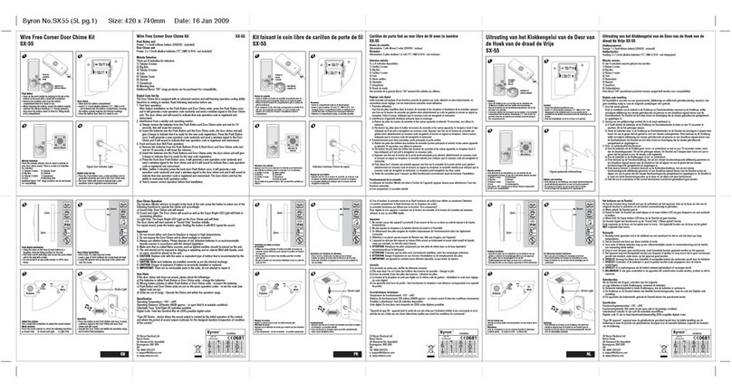 Byron SX-55 Installation and operation instruction