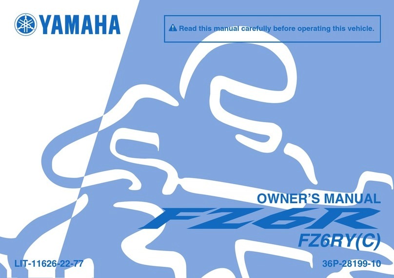 Yamaha FZ6RY User manual