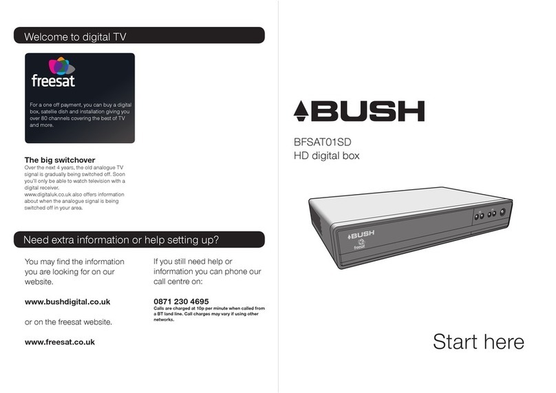 Bush BFSAT01SD User manual