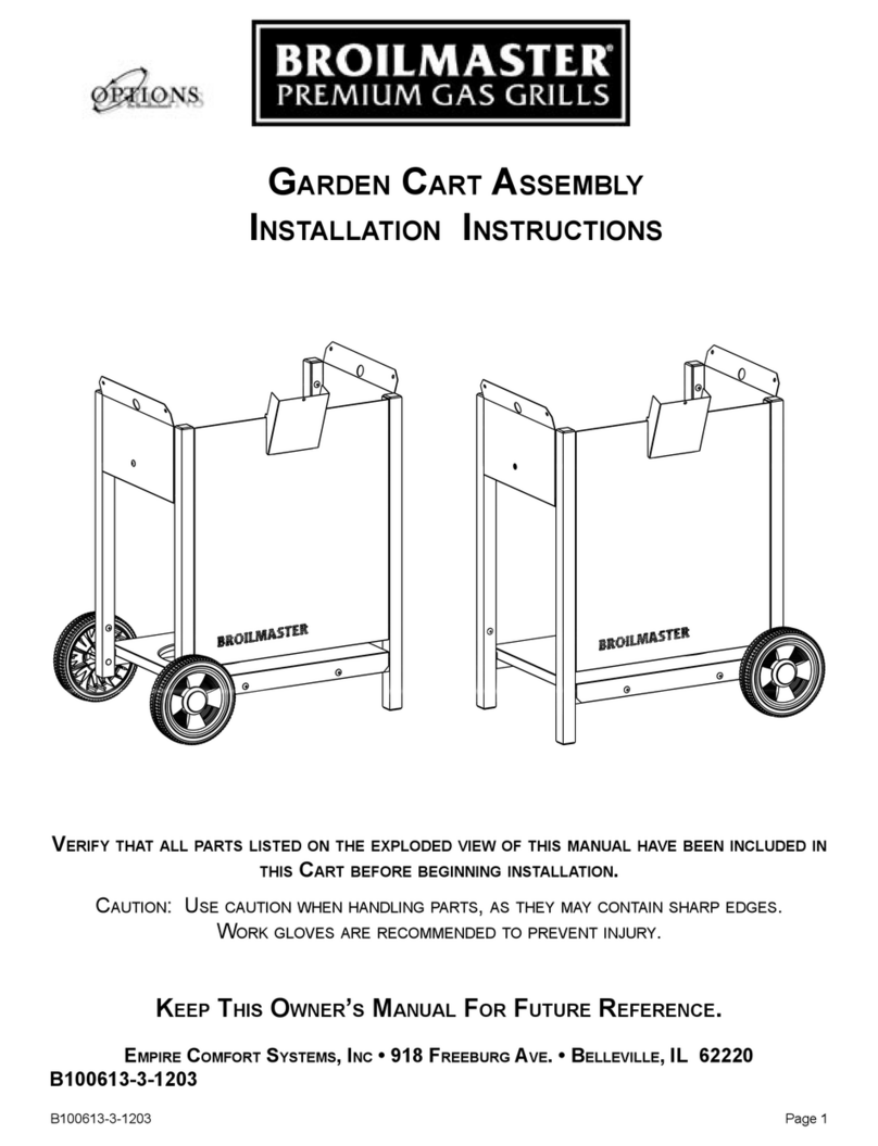 Broil King GARDEN CART User manual
