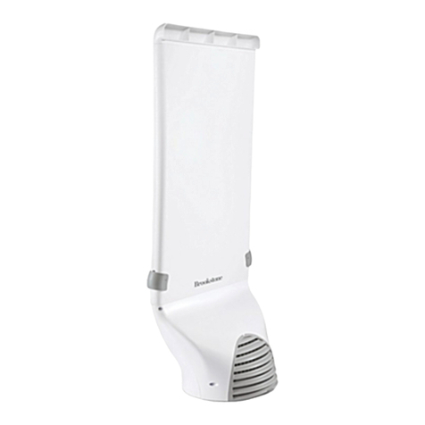 Brookstone Bed Fan with Wireless Remote User manual