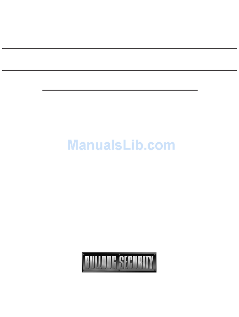 Bulldog Security 2003 Installation and owner's guide