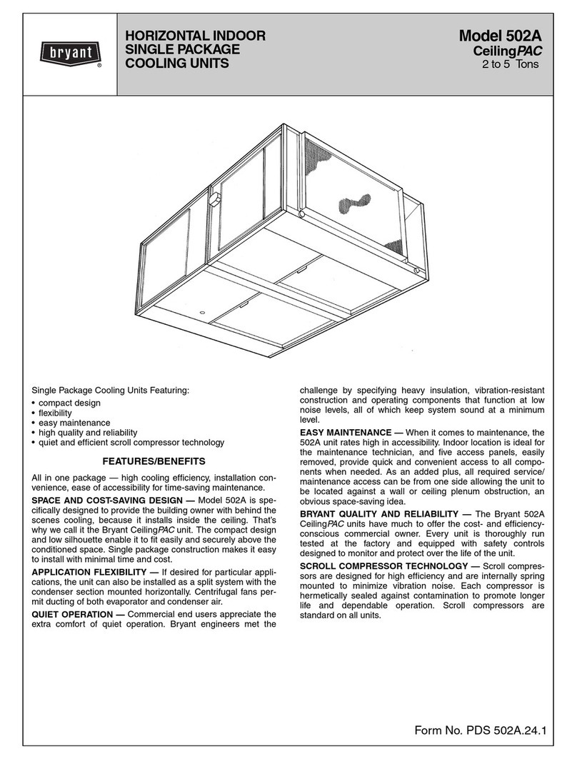 Bryant 502A User manual