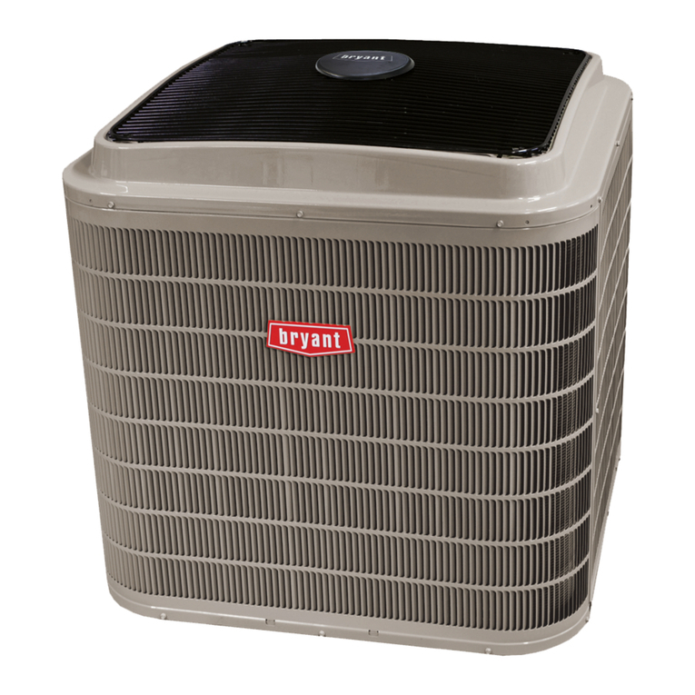 Bryant EVOLUTION 187B User manual