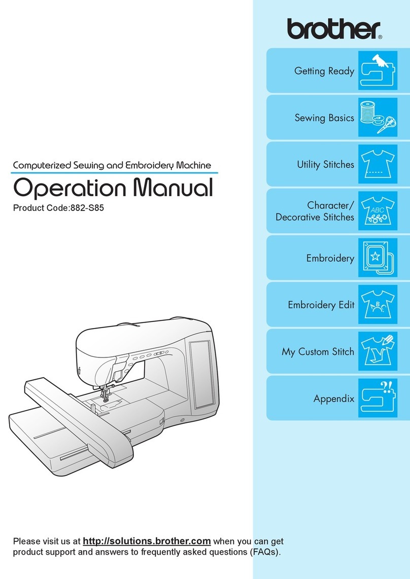 Brother 882-S85 User manual