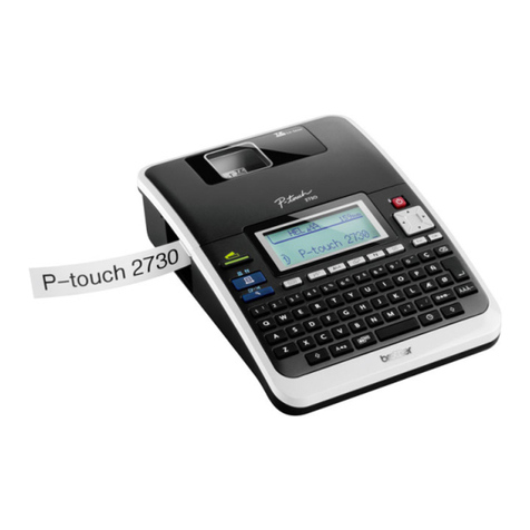 Brother P-Touch 2730 user guide