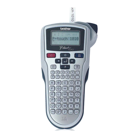 Brother P-Touch 1010 User manual