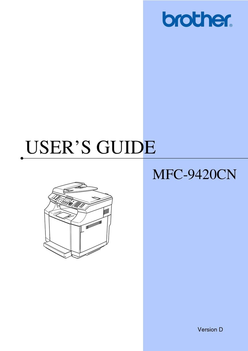 Brother MFC-9420CN User manual