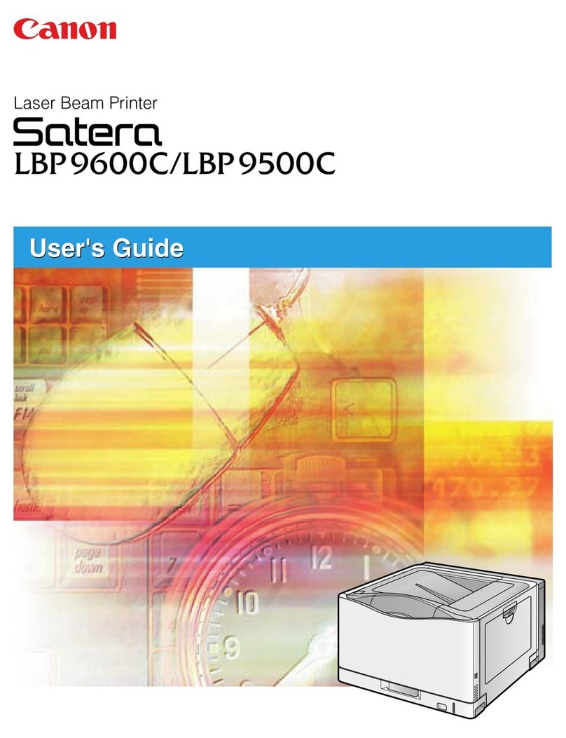 Canon Satera LBP9500C User manual