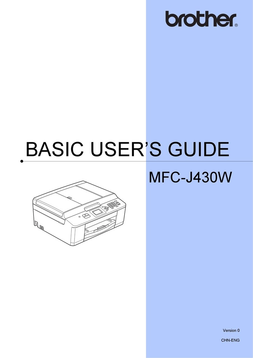Brother MFC-J430w Operating and maintenance manual