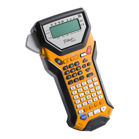 Brother P-TOUCH 7500 User manual