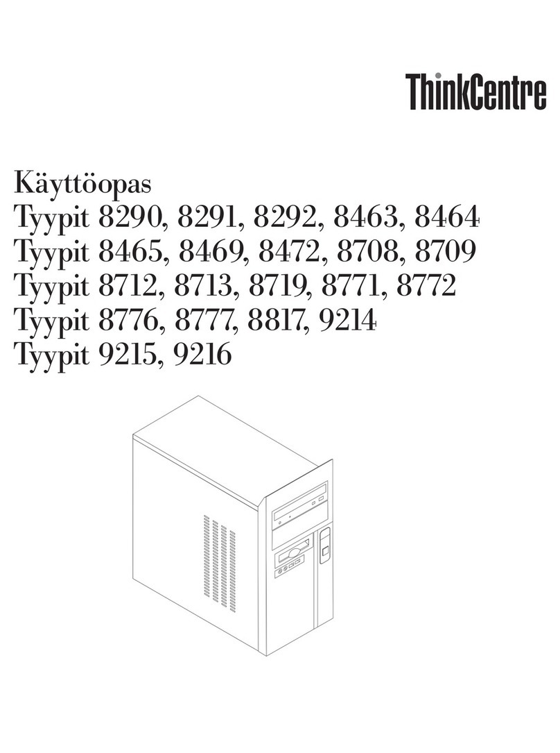 Lenovo ThinkCentre E50 Käyttöopas