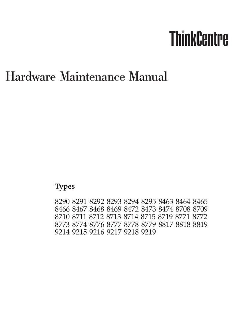 Lenovo ThinkCentre E50 Owner's manual