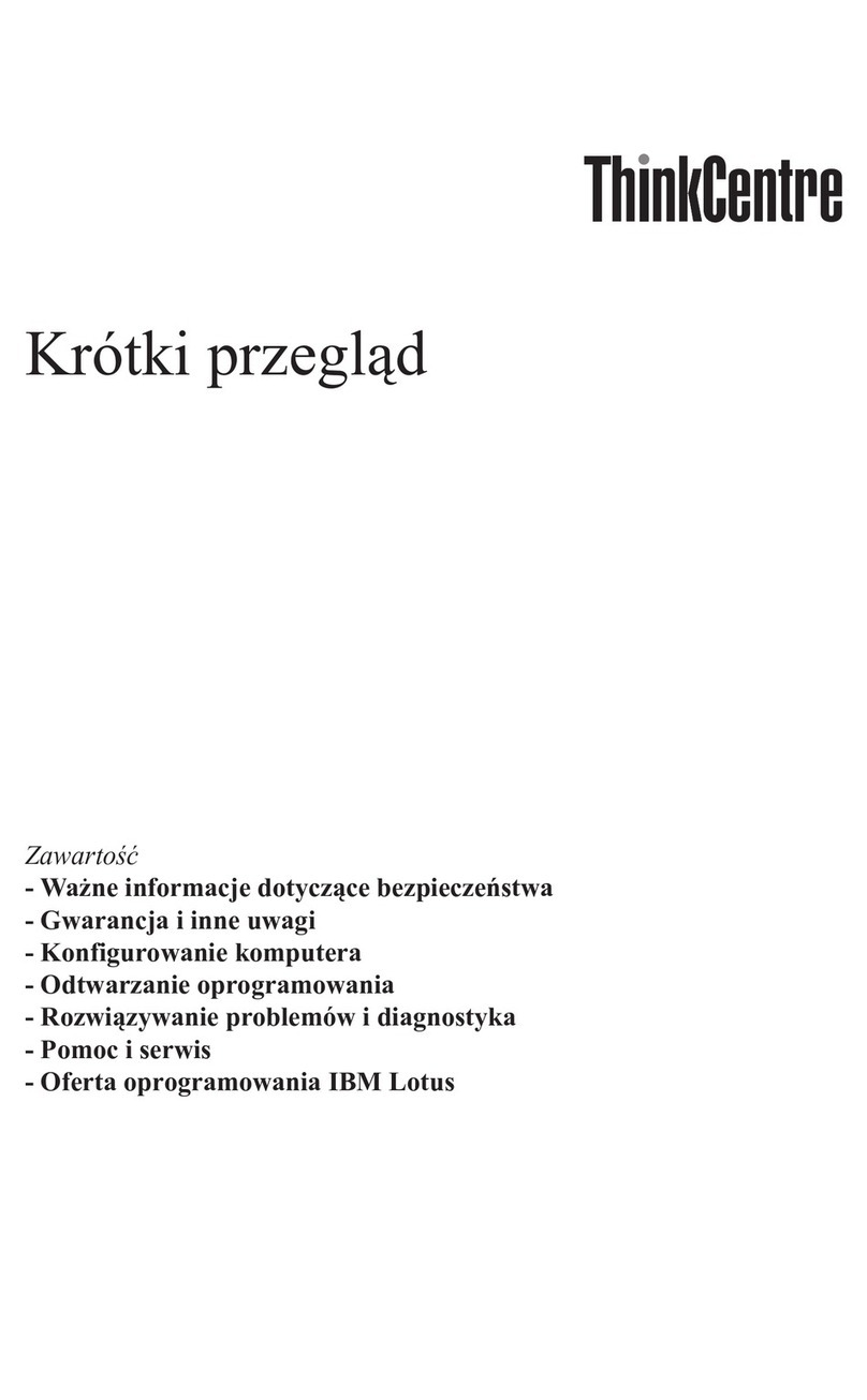 Lenovo ThinkCentre E50 User manual