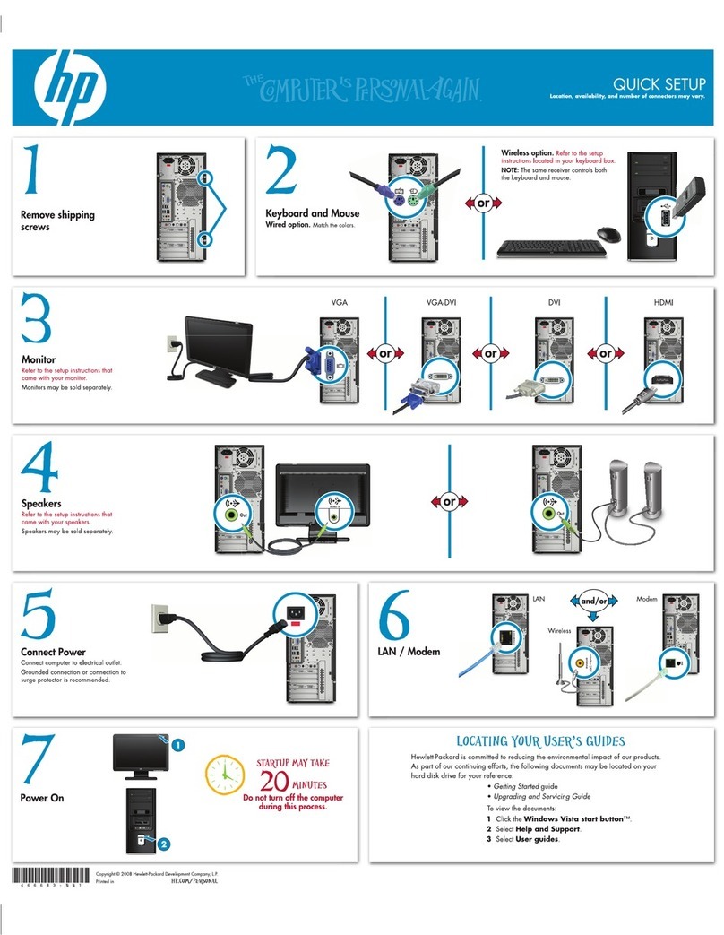 HP Pavilion Elite d5100 - ATX Desktop PC How to use