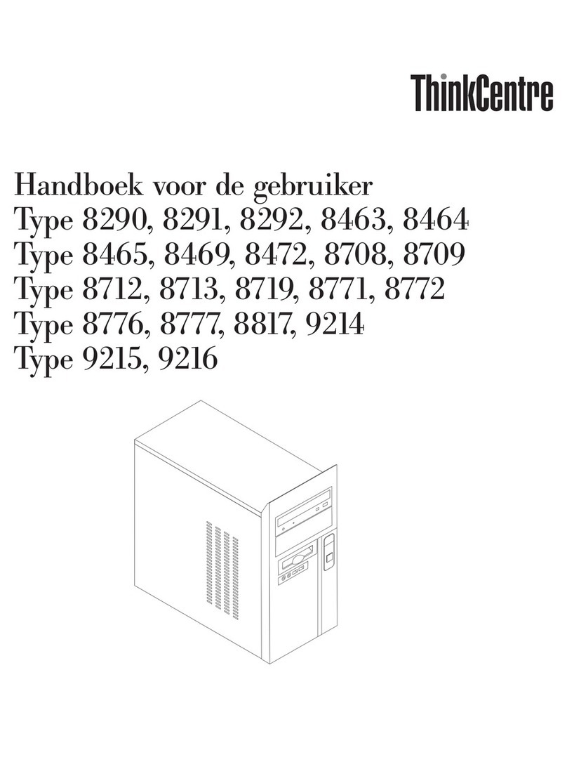Lenovo ThinkCentre E50 Instruction Manual