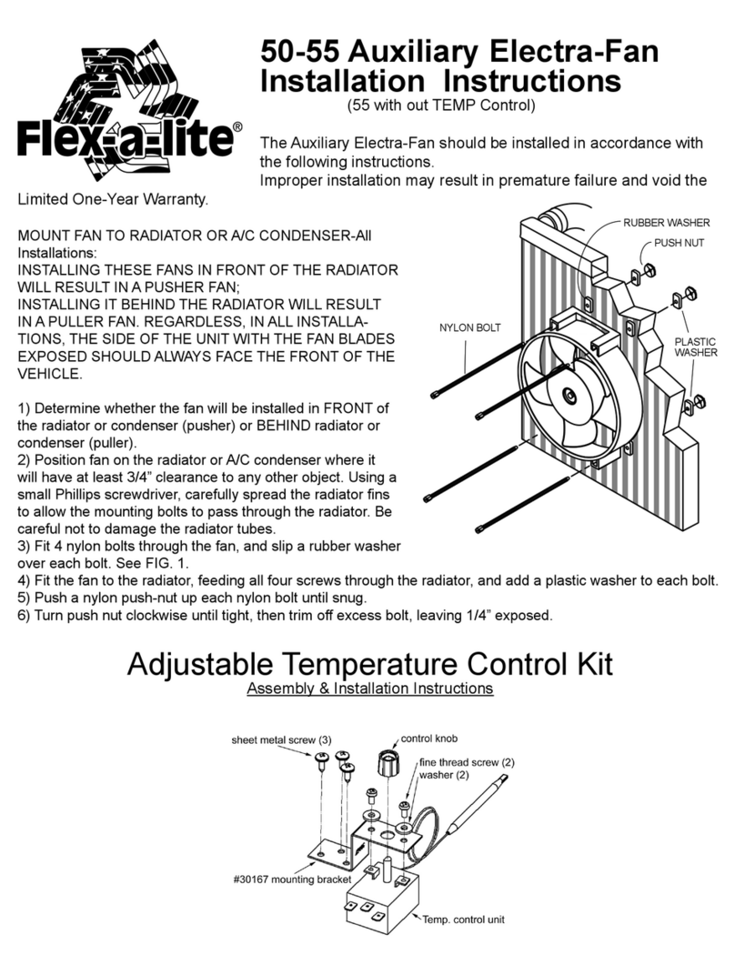Flex-a-Lite 50 User manual