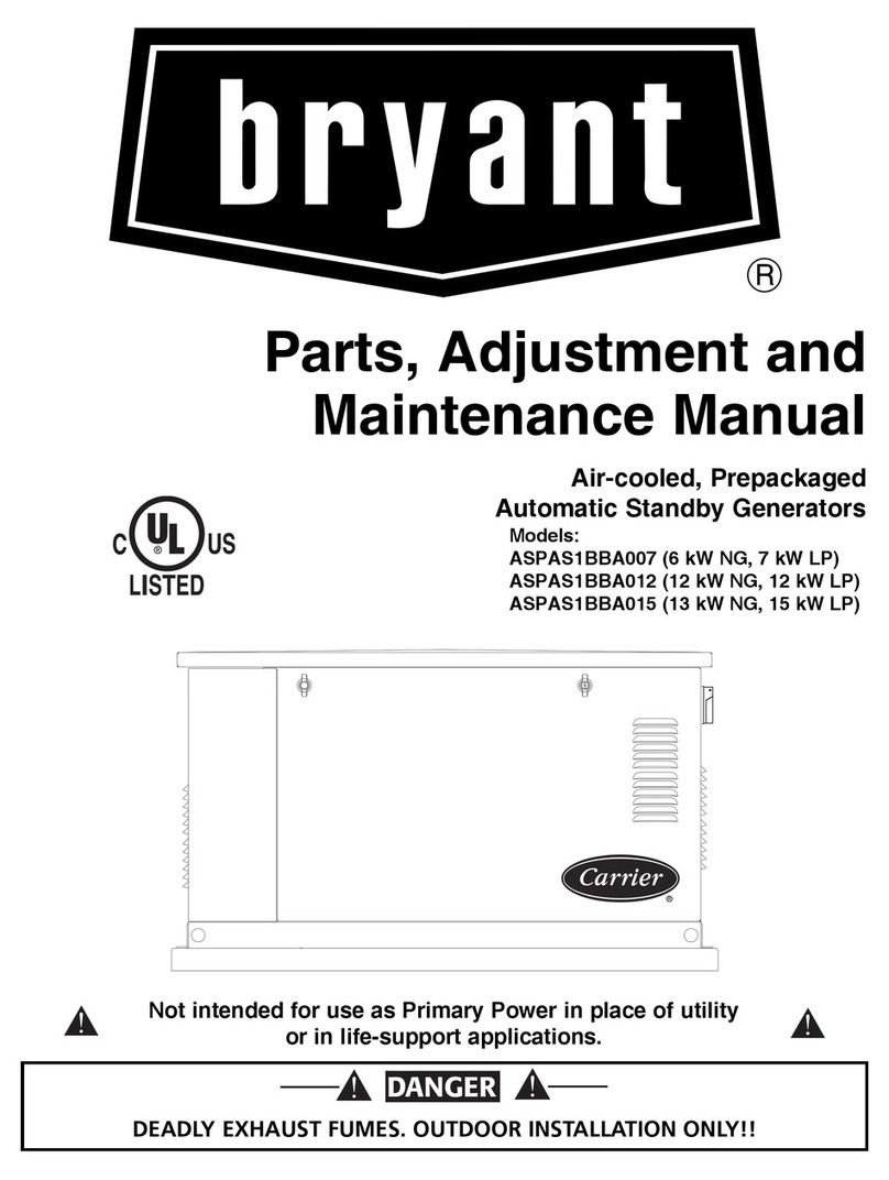 Bryant ASPAS1BBA007 User manual