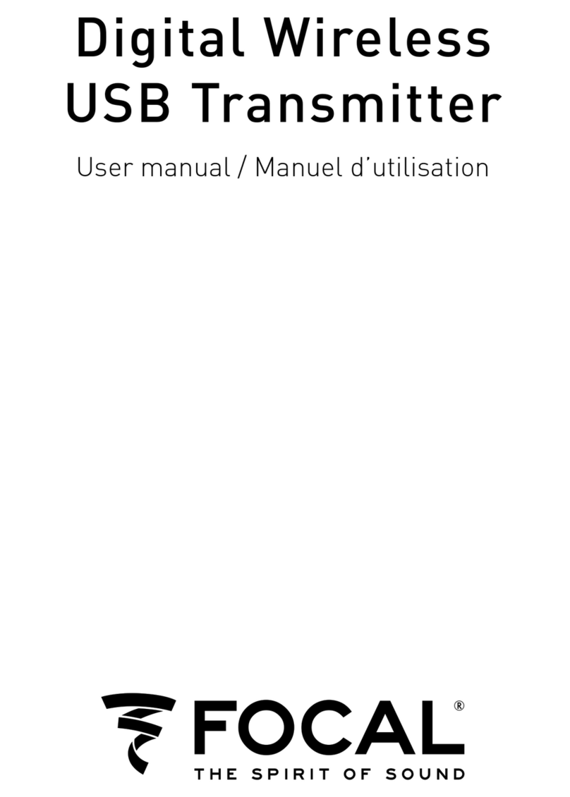 Focal Digital Wireless USB Transmitter User manual
