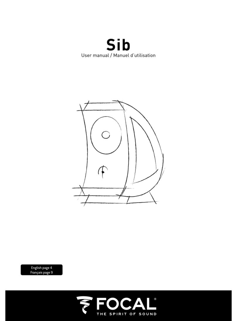 Focal Sib User manual Focal Sib User manual