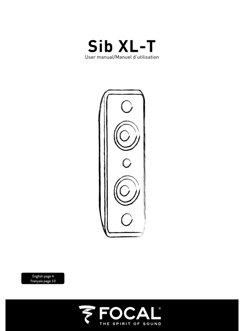 Focal SIB XL-T user manual
