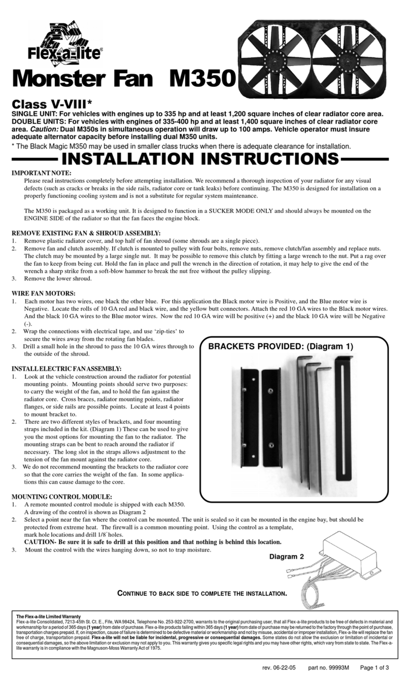 Flex-a-Lite M350 installation instructions