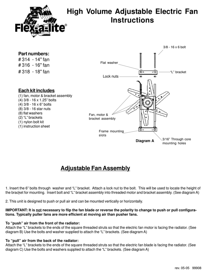 Flex-a-Lite 314 installation instructions Flex-a-Lite 314 installation instructions