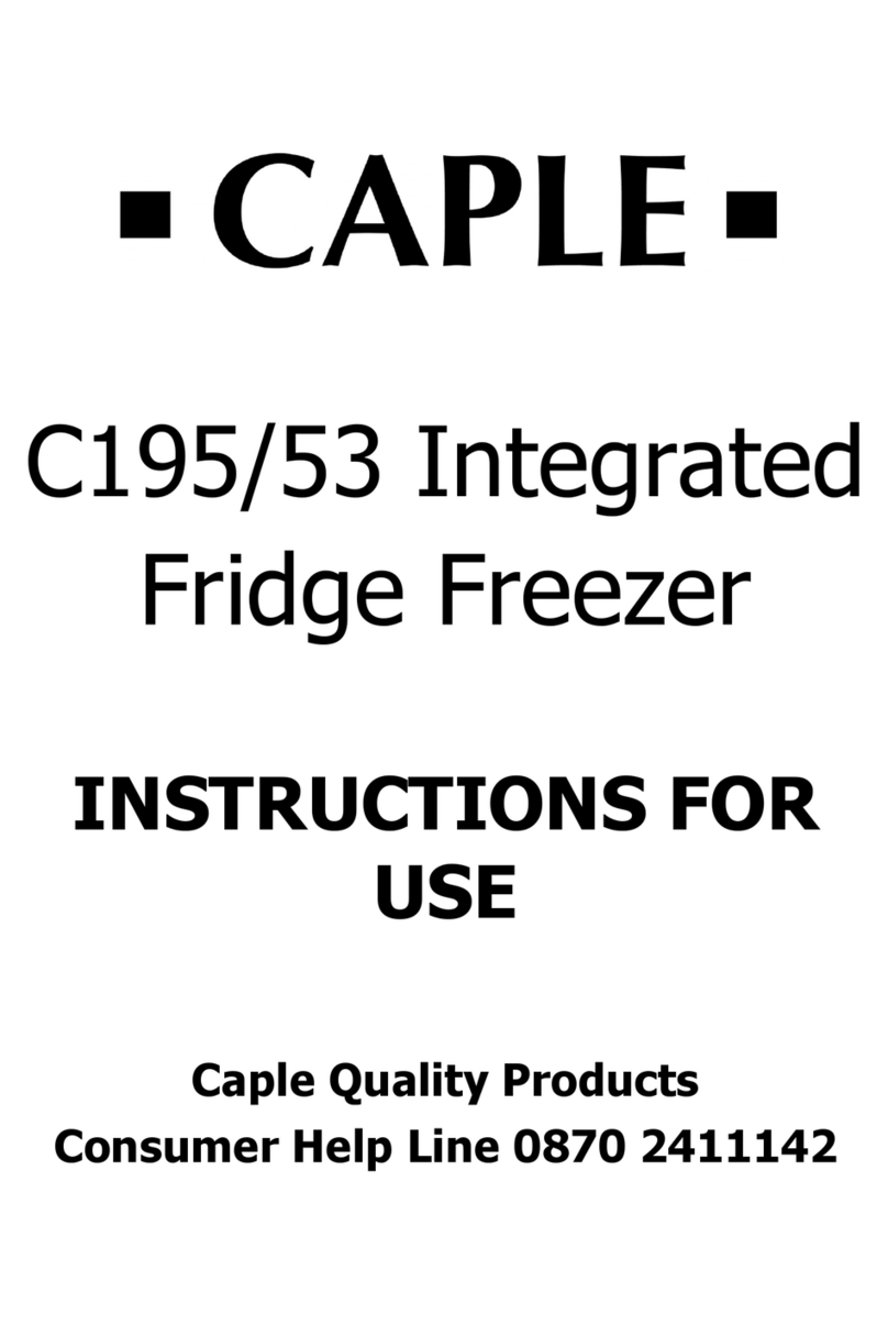 Caple C195/53 User manual