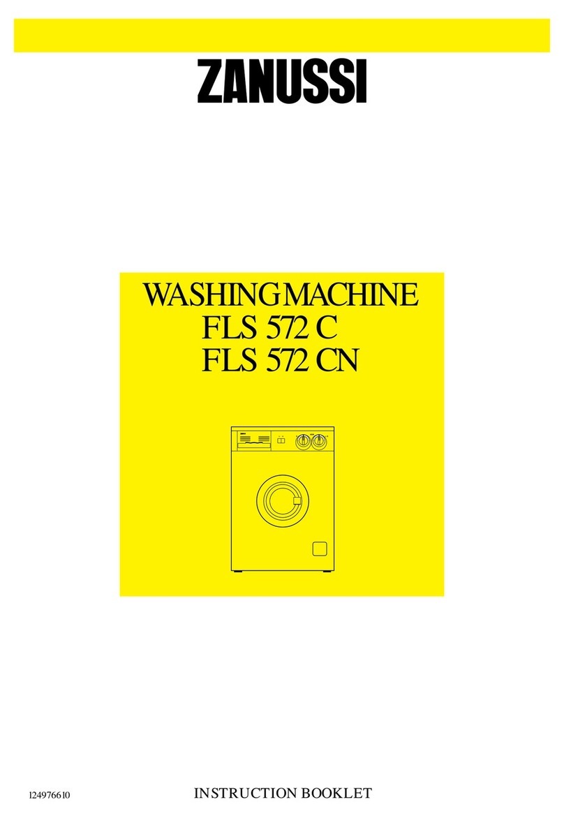 Zanussi FLS 572 C Instruction booklet Zanussi FLS 572 C Instruction booklet