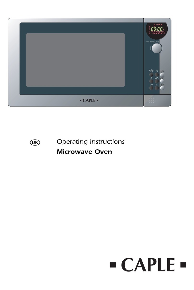 Caple CM102 operating instructions